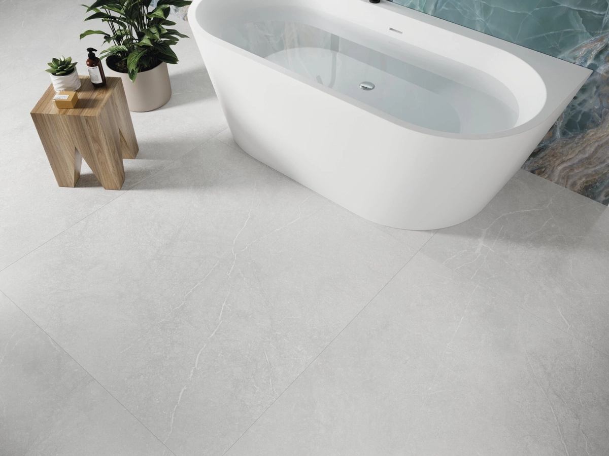 Gres Cifre MUNICH efekt kolor - aranzacja w eleganckiej lazience