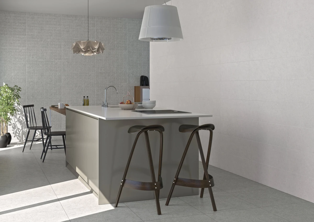 Gres Cifre GRANITE efekt kamień - aranzacja w elewacji domu