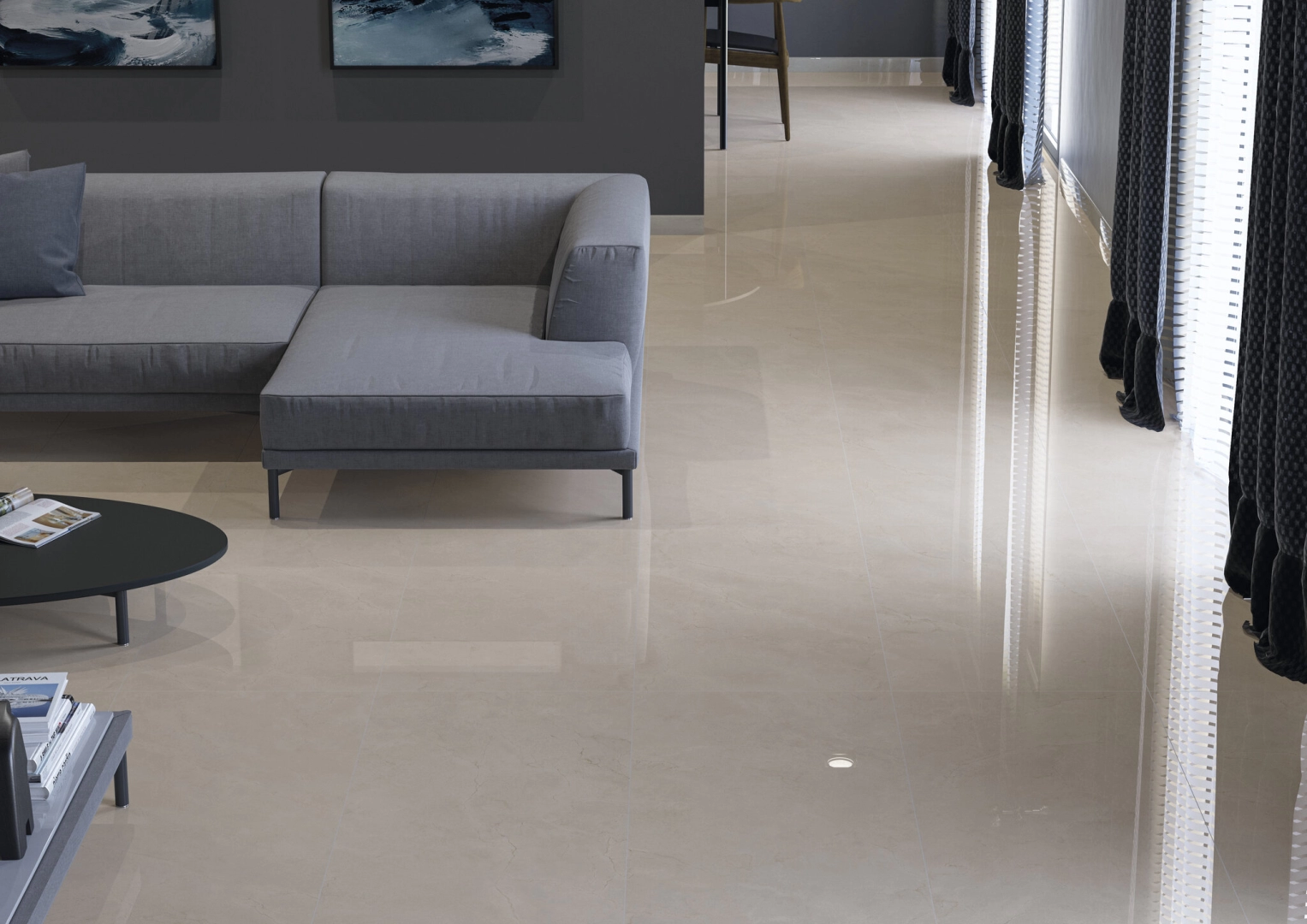 Gres Cifre AMAZON efekt kamień - aranzacja w eleganckiej lazience