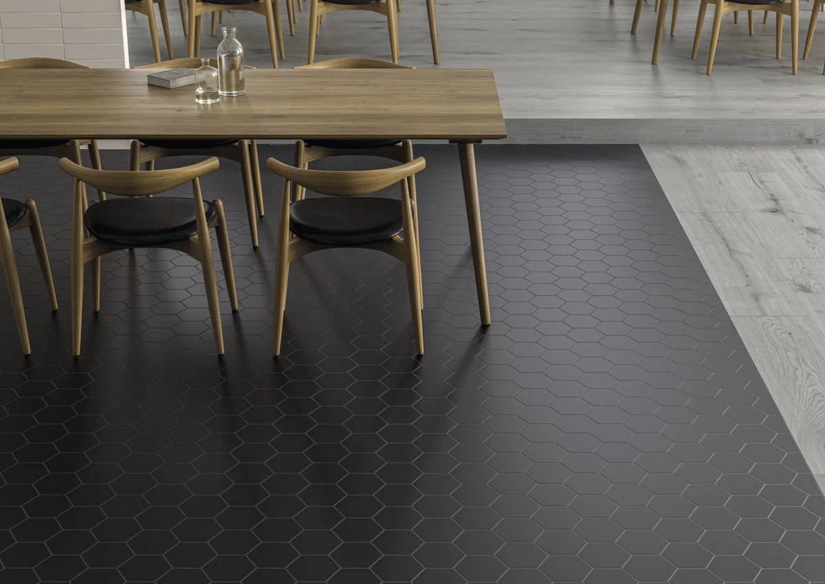 Gres Cifre TIMELESS efekt kolor - aranzacja w nowoczesnym salonie