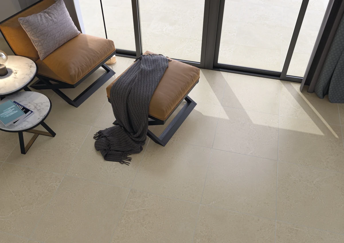 Gres Cifre NORWICH efekt beton - aranzacja w elewacji domu