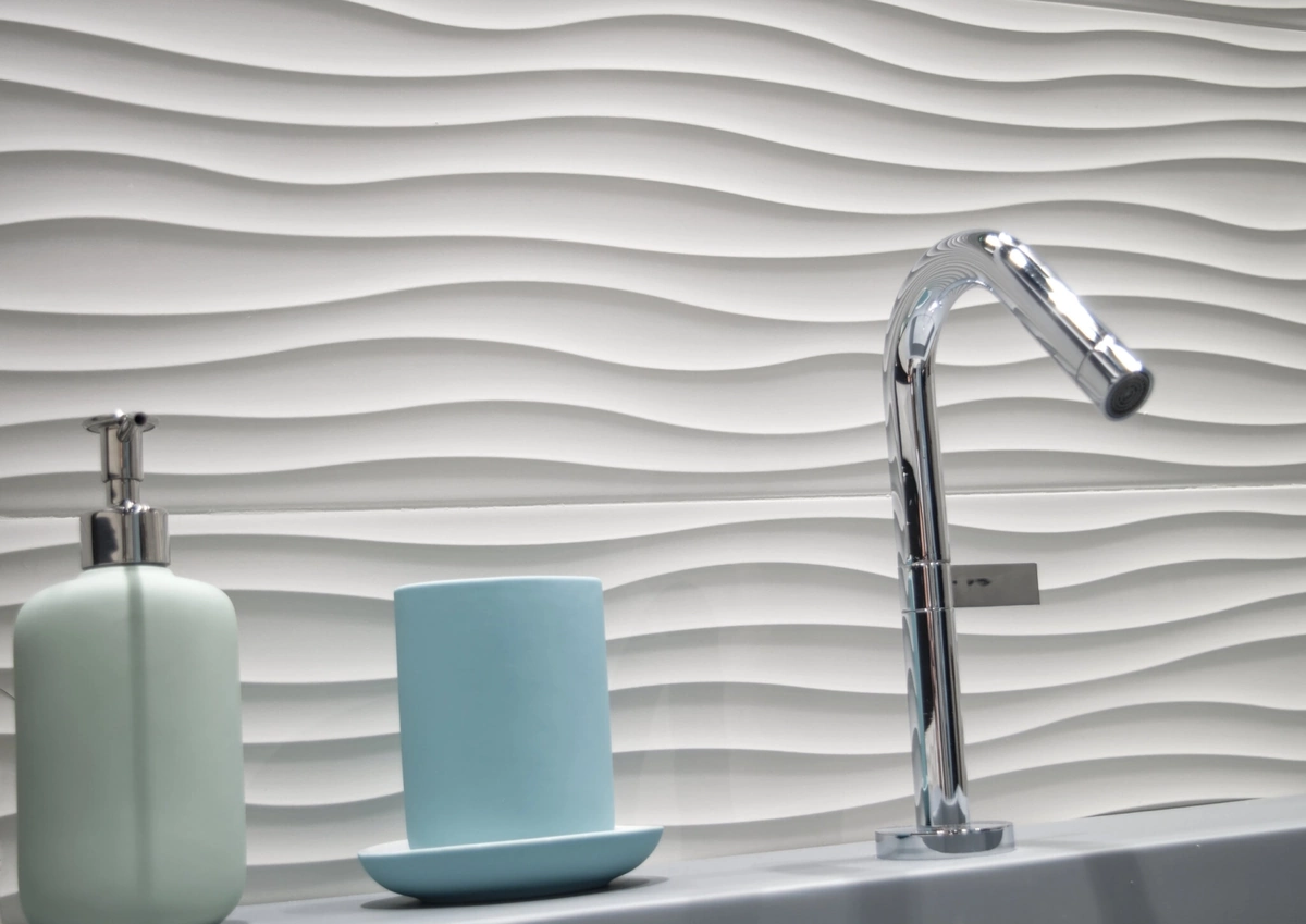 Gres Cifre PURE efekt kolor - aranzacja w eleganckiej lazience