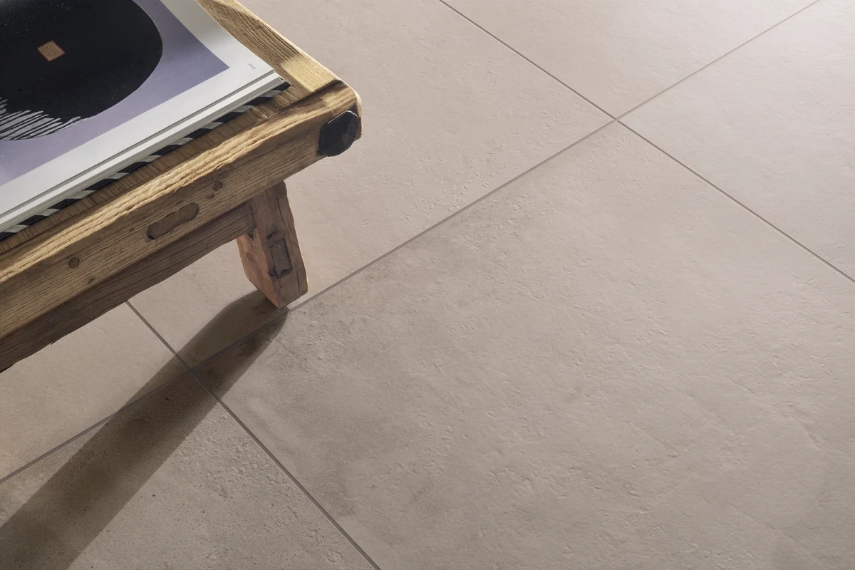 Gres Coem COTTOCEMENTO efekt beton - aranzacja w eleganckiej lazience