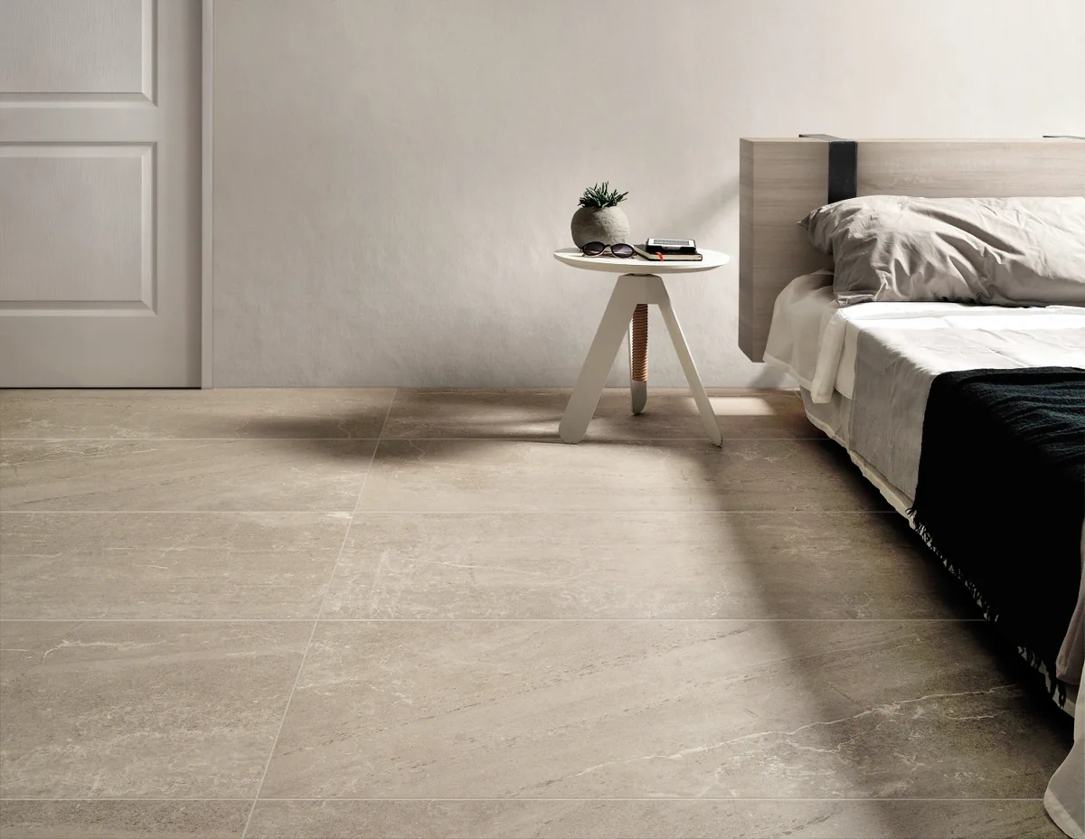Gres Coem BLENDSTONE efekt kamień - aranzacja w eleganckiej lazience