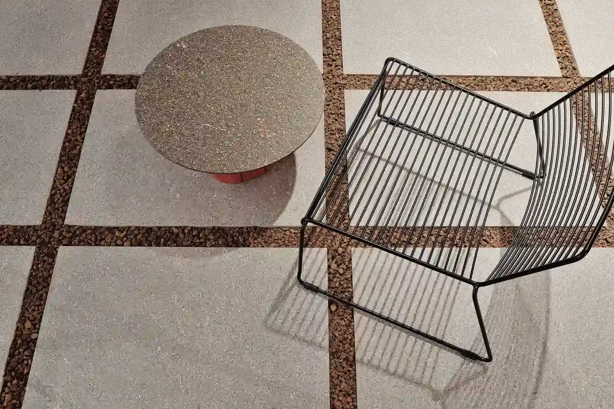 Gres Coem PORFIRICA efekt beton, kamień - aranzacja w elewacji domu
