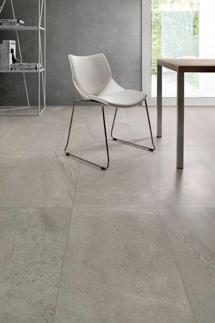 Gres Coem BRIT STONE efekt beton, kamień - aranzacja w elewacji domu