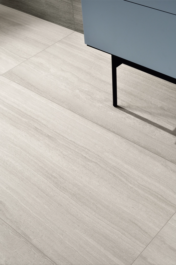 Gres Coem FLOW efekt beton, marmur - aranzacja w eleganckiej lazience