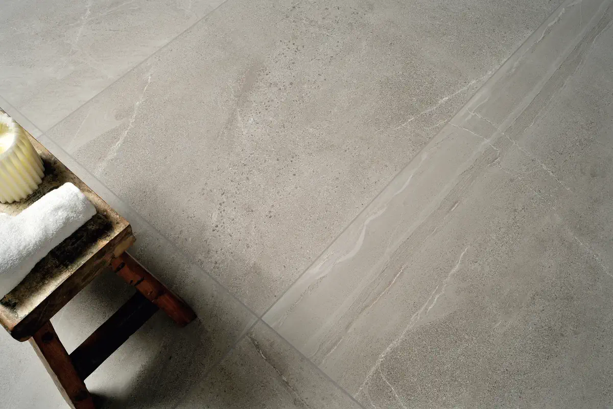 Gres Coem BRIT STONE efekt beton, kamień - aranzacja w elewacji domu