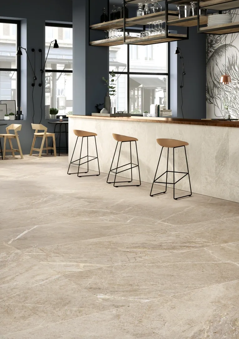 Gres Coem SOAP STONE efekt marmur, kamień - aranzacja w eleganckiej lazience