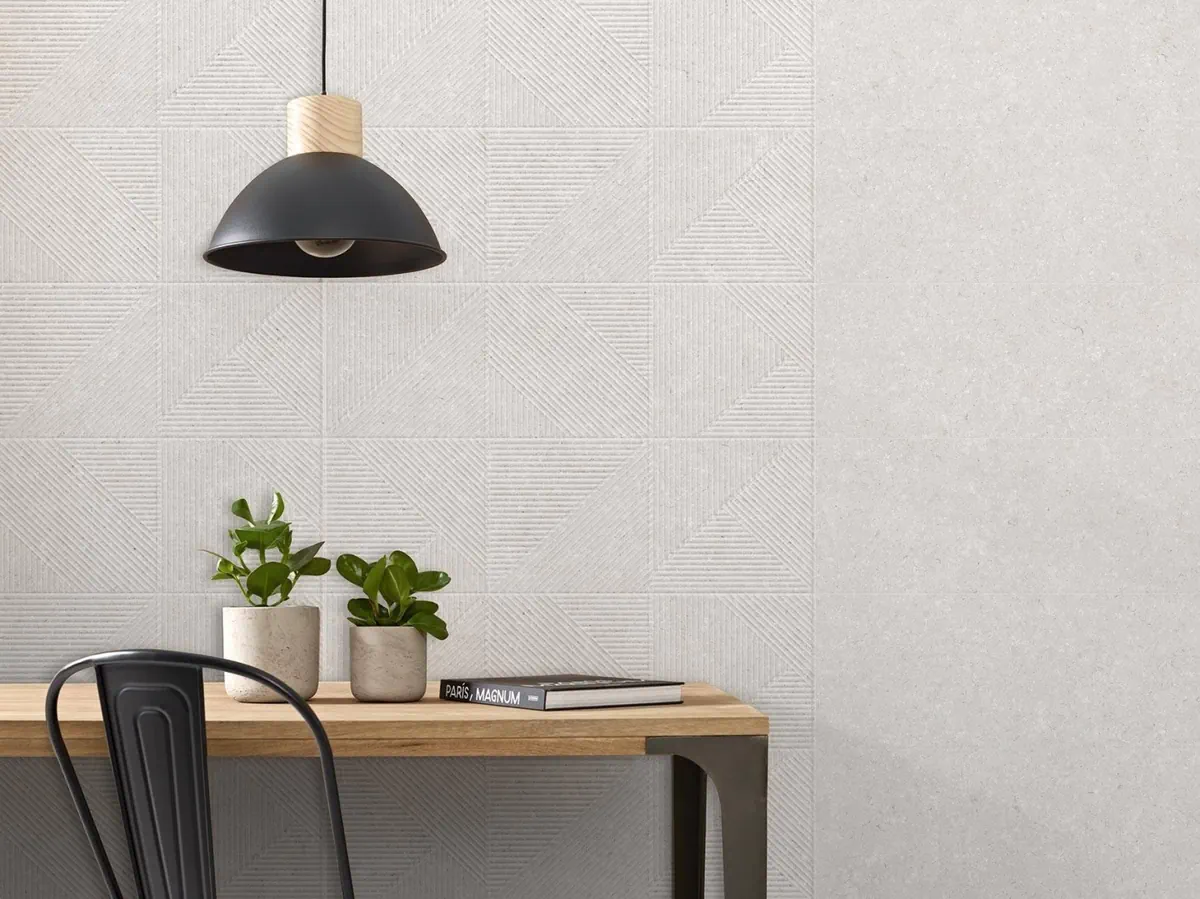 Gres Colorker PACIFIC efekt beton - aranzacja w eleganckiej lazience