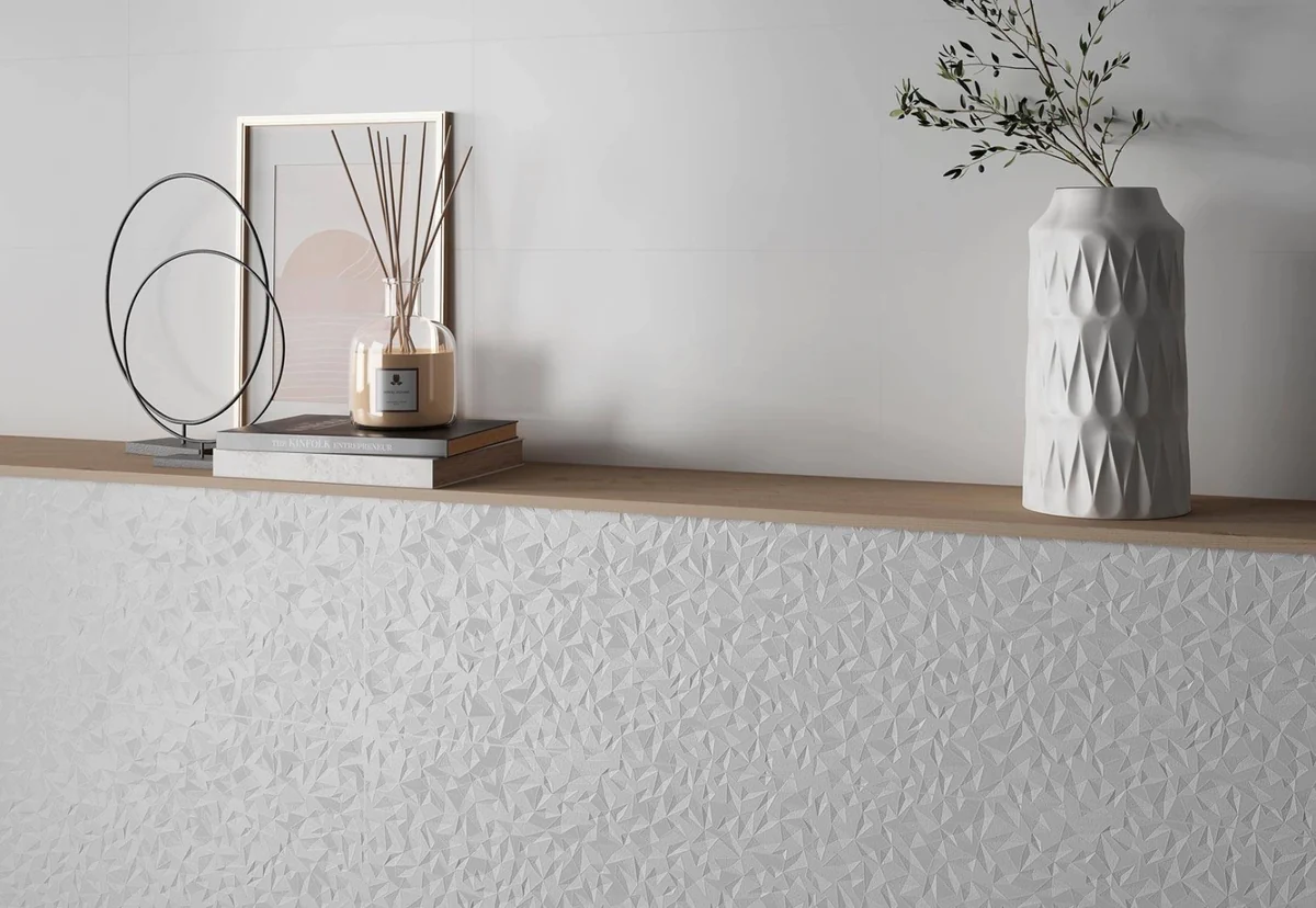 Gres Colorker IRIS efekt kolor - aranzacja w eleganckiej lazience