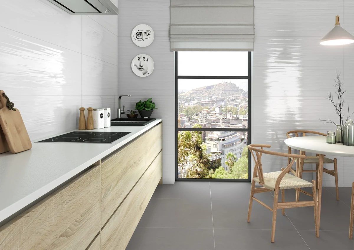 Gres Colorker ALASKA efekt dywan, kolor - aranzacja w eleganckiej lazience