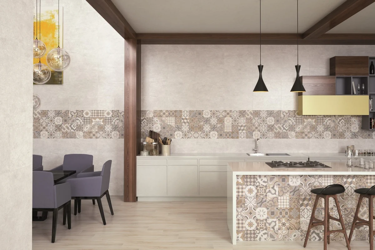 Gres Colorker NEOLITICK efekt kamień - aranzacja w eleganckiej lazience