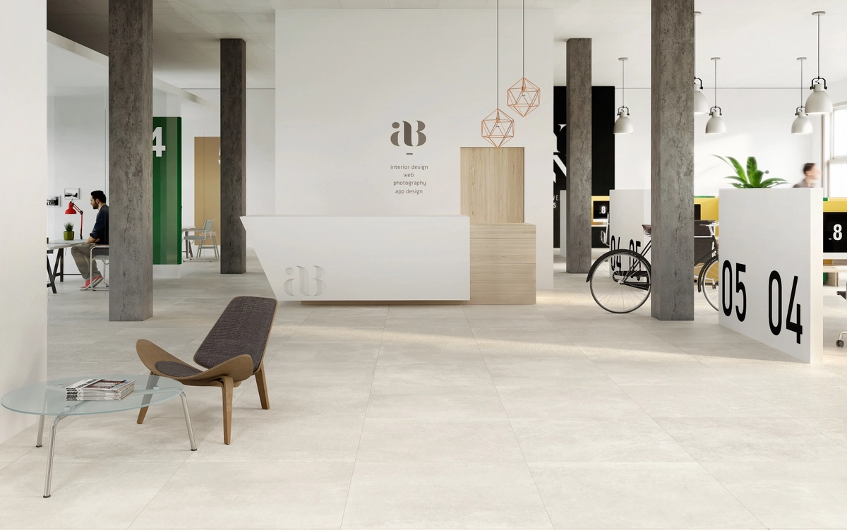 Gres Colorker KAINOS efekt kamień - aranzacja w eleganckiej lazience