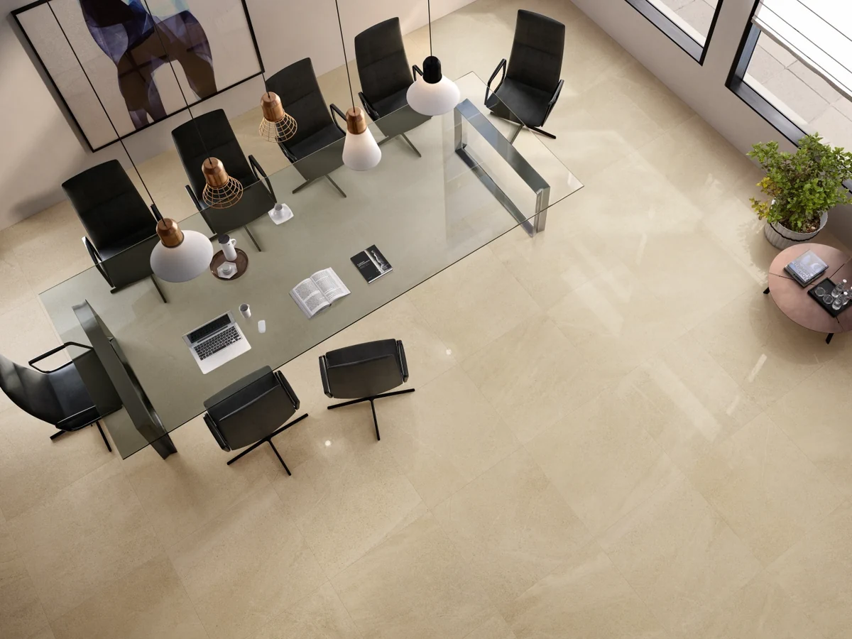 Gres Cotto D'este LIMESTONE efekt kamień - aranzacja w elewacji domu