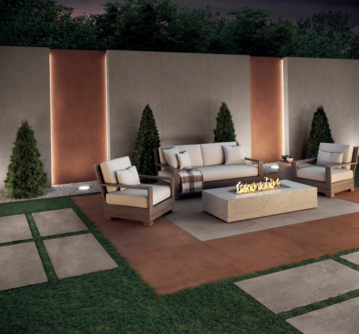 Gres Cotto D'este ARKETIPO efekt beton - aranzacja w eleganckiej lazience