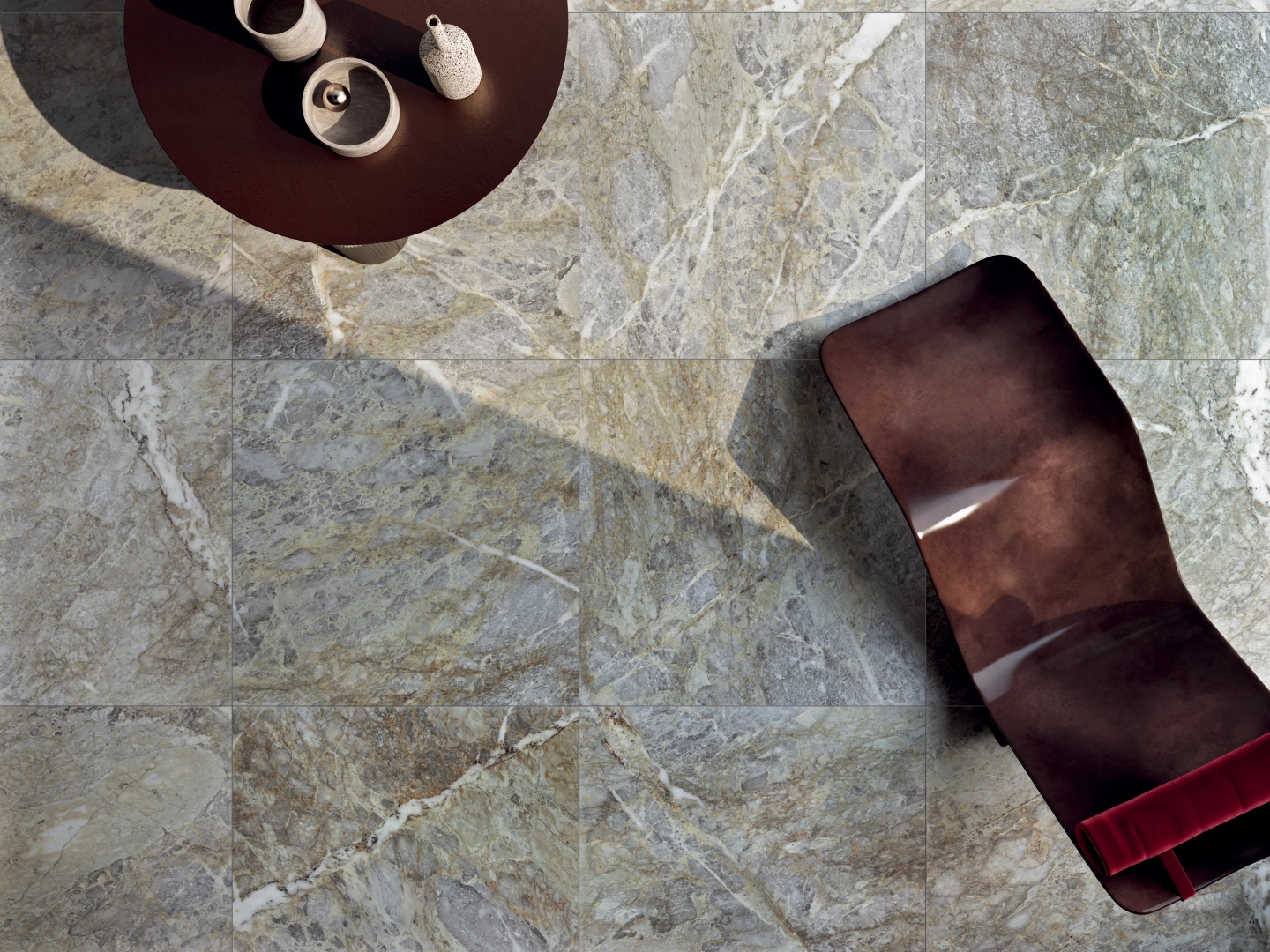Gres Cotto D'este STARLIGHT efekt marmur - aranzacja w eleganckiej lazience