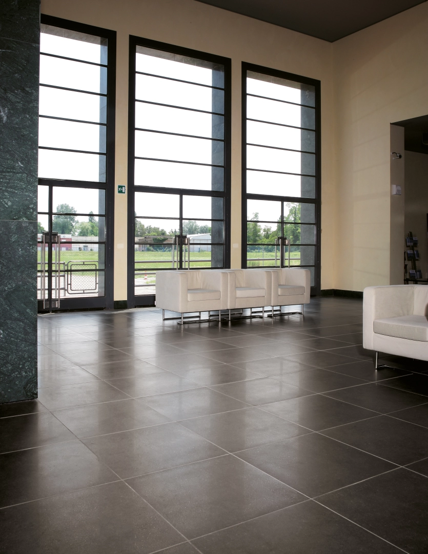 Gres Cotto D'este BUXY efekt kamień - aranzacja w eleganckiej lazience