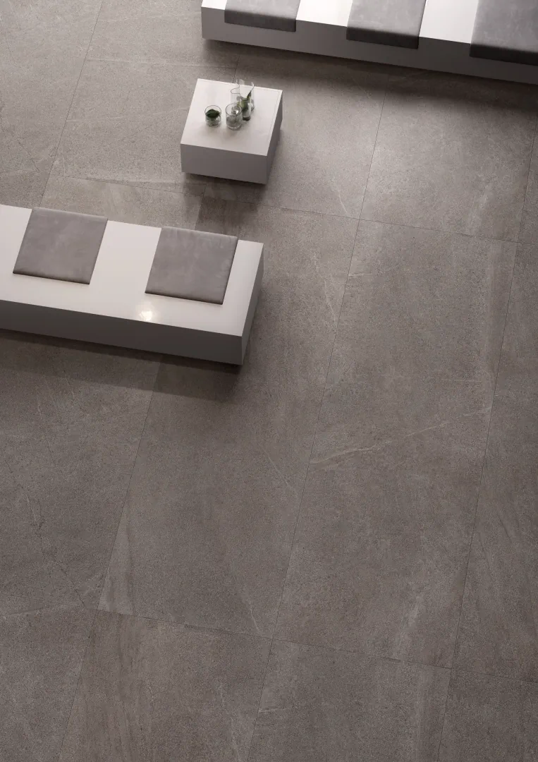 Gres Cotto D'este LIMESTONE efekt kamień - aranzacja w elewacji domu
