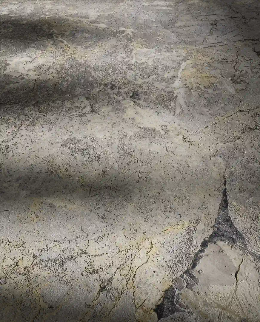 Gres Delconca MARBLE EDITION efekt kamień, marmur - aranzacja w korytarzu z naturalnym swiatlem