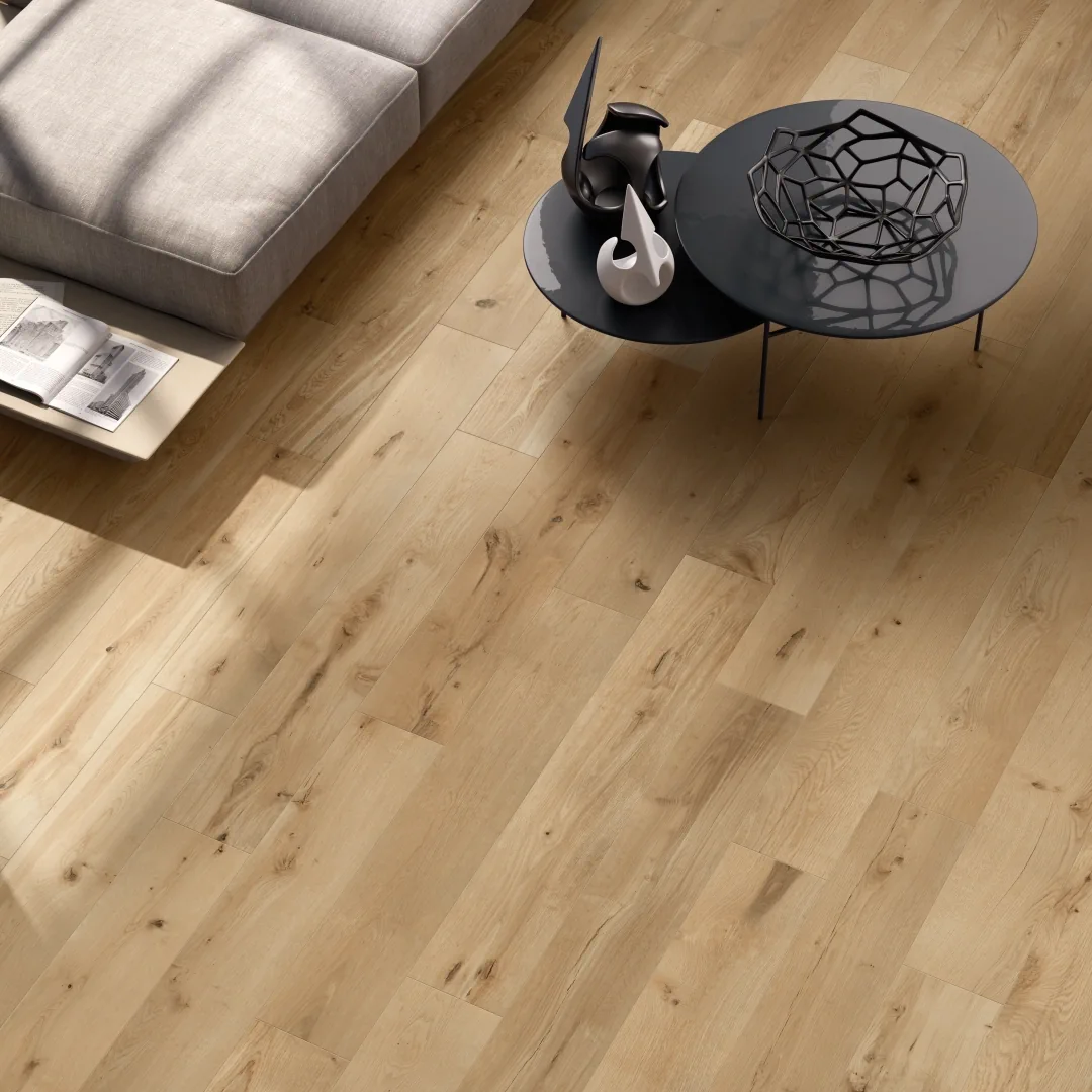Gres Emil 20TWENTY efekt drewno - aranzacja w eleganckiej lazience