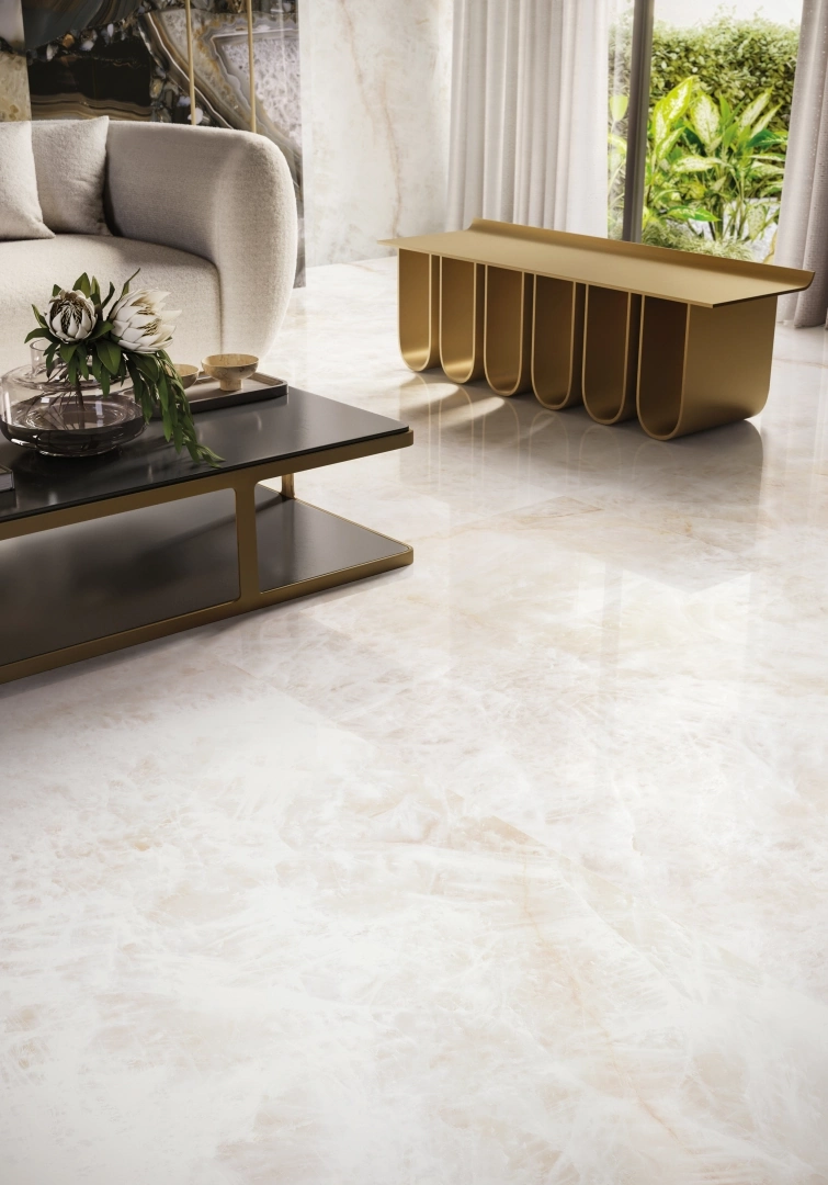 Gres Emil TELE DI MARMO PRECIOUS efekt marmur - aranzacja w eleganckiej lazience
