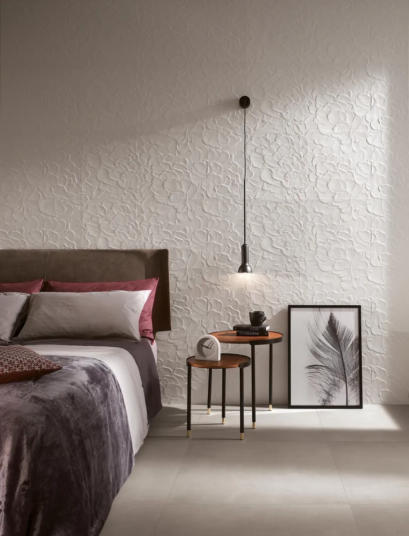 Gres Fap LUMINA SAND ART efekt beton - aranzacja w eleganckiej lazience