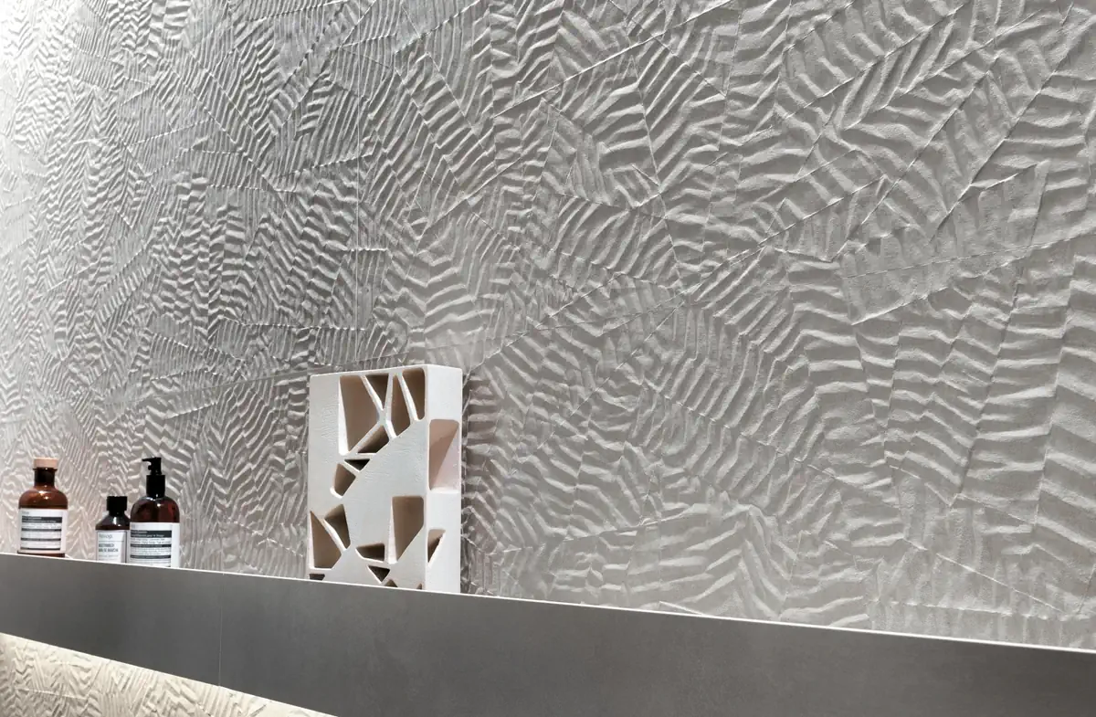 Gres Fap BLOOM efekt beton - aranzacja w eleganckiej lazience