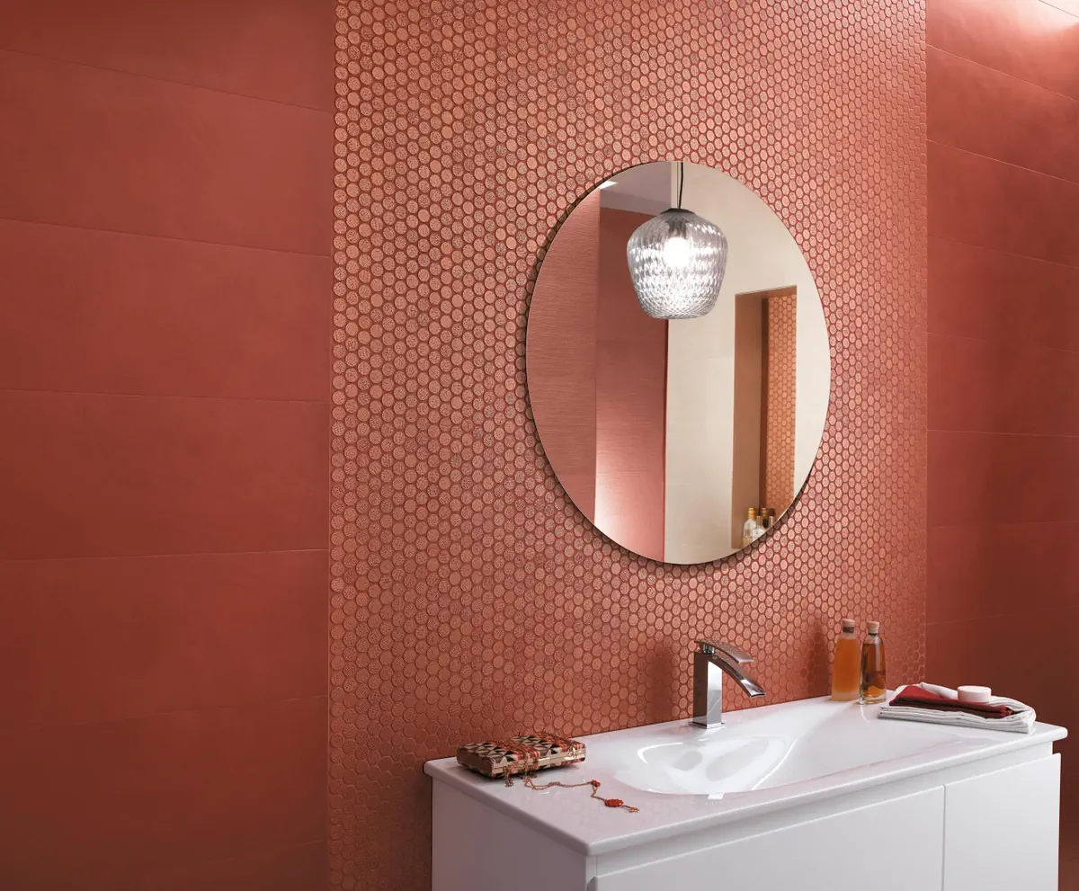 Gres Fap COLOR LINE efekt kolor - aranzacja w eleganckiej lazience