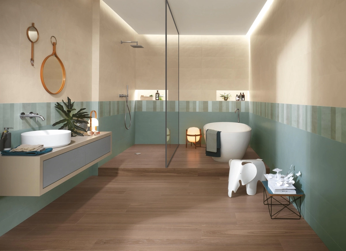 Gres Fap COLOR LINE efekt kolor - aranzacja w nowoczesnym salonie