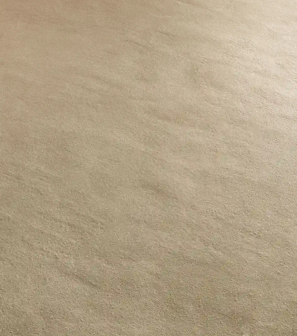 Gres Fap SHEER efekt beton - aranzacja w przy kominku
