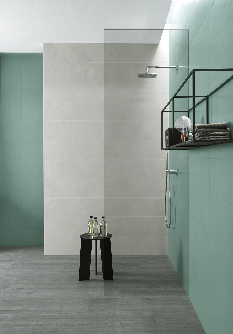 Gres Fap COLOR LINE efekt kolor - aranzacja w przestronnym holu