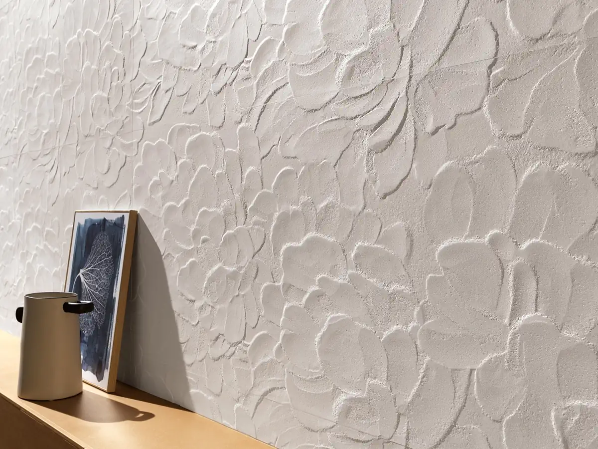 Gres Fap LUMINA SAND ART efekt beton - aranzacja w minimalistycznym wnetrzu