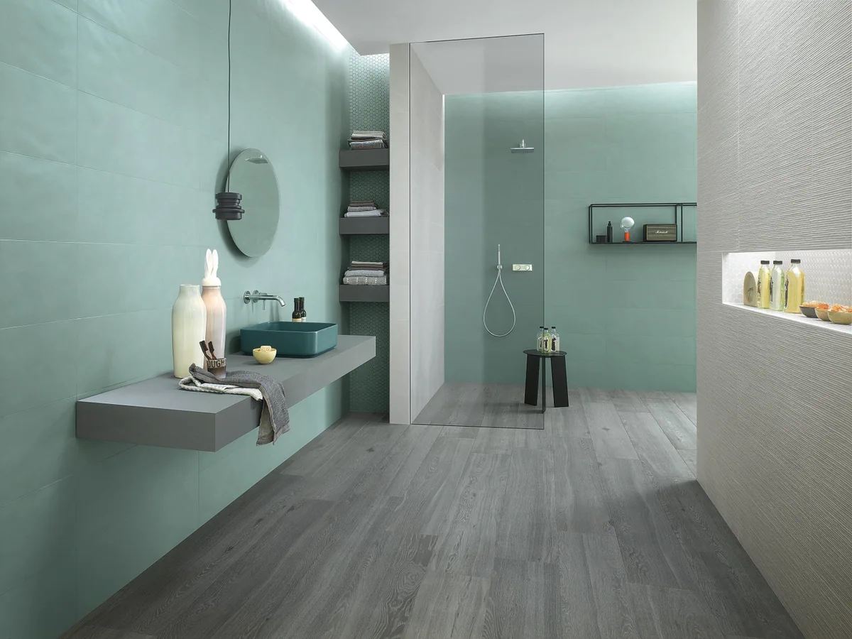 Gres Fap COLOR LINE efekt kolor - aranzacja w nowoczesnym salonie