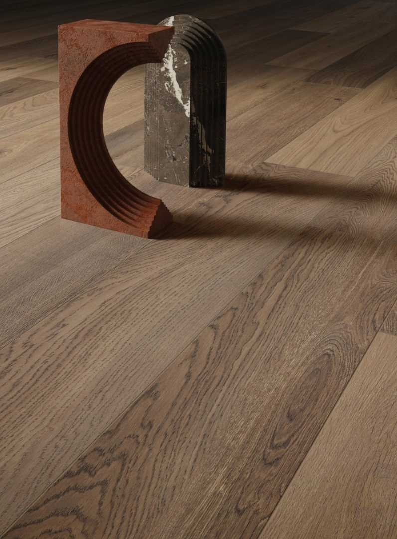 Gres Flaviker FOUR SEASONS efekt drewno - aranzacja w eleganckiej lazience