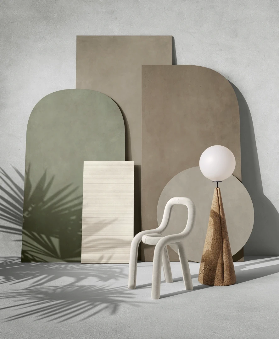Gres Fondovalle HOMESCAPE efekt kamień - aranzacja w eleganckiej lazience