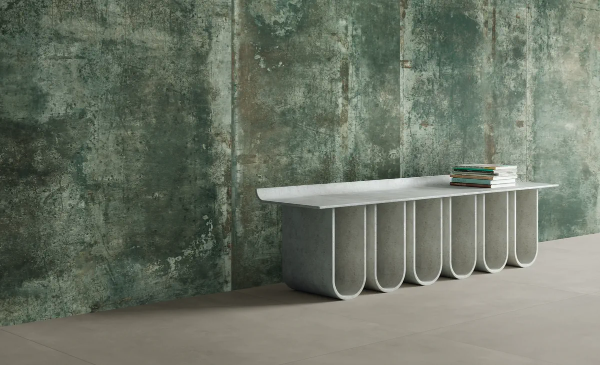 Gres Fondovalle URBAN CRAFT efekt kamień - aranzacja w eleganckiej lazience