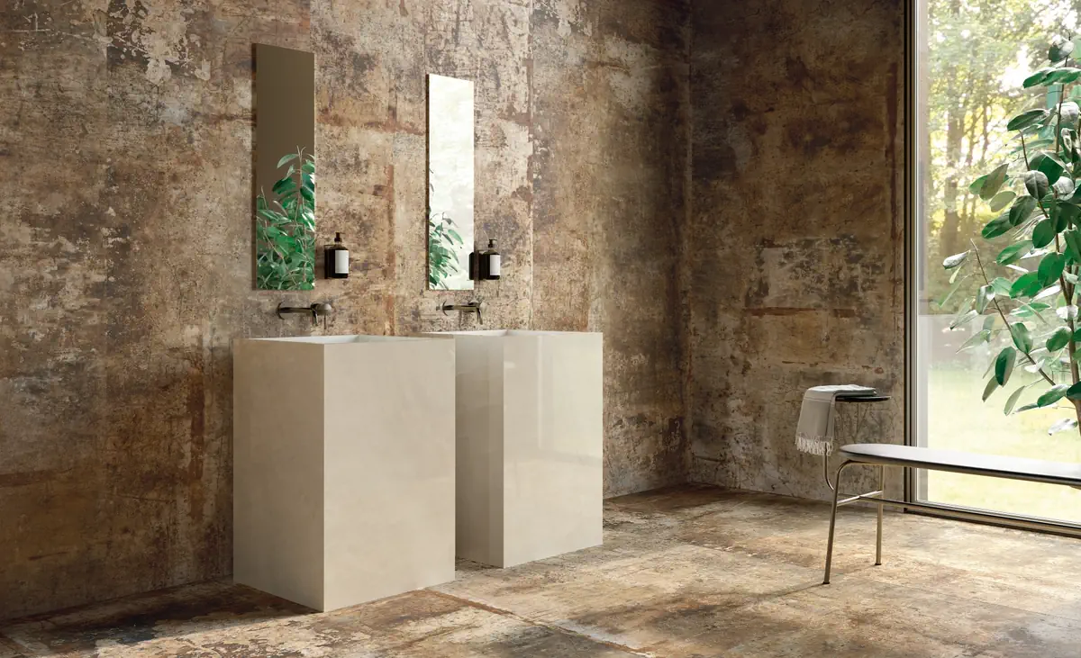 Gres Fondovalle URBAN CRAFT efekt kamień - aranzacja w elewacji domu