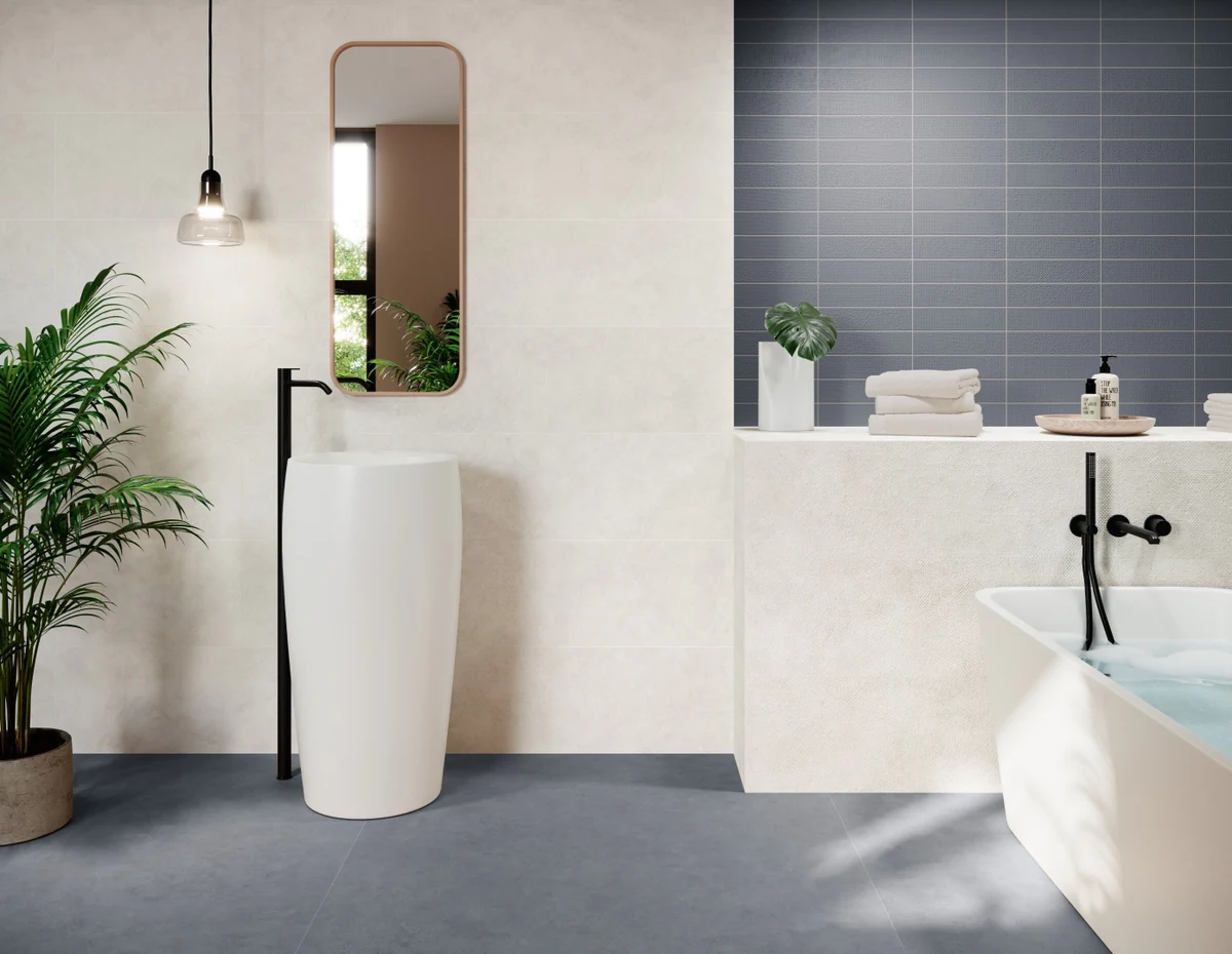 Gres Grespania SURFACE - - aranzacja w elewacji domu