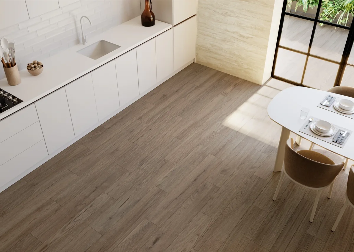 Gres Grespania JUNGLA - - aranzacja w eleganckiej lazience