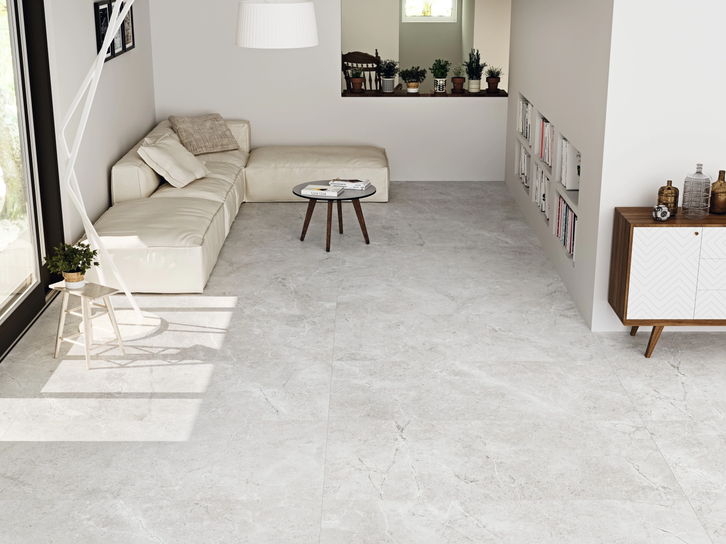 Gres Grespania PALERMO - - aranzacja w eleganckiej lazience