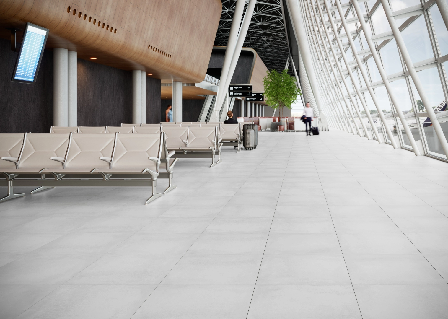 Gres Grespania QUEBEC - - aranzacja w eleganckiej lazience
