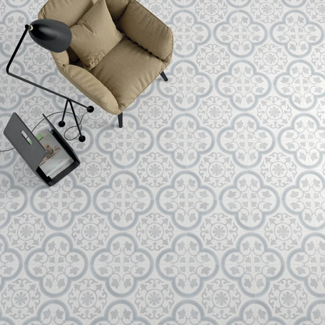 Gres Harmony HAVANA efekt wzór - aranzacja w eleganckiej lazience