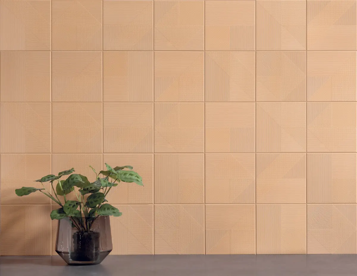 Gres Harmony LINS efekt kolor - aranzacja w eleganckiej lazience