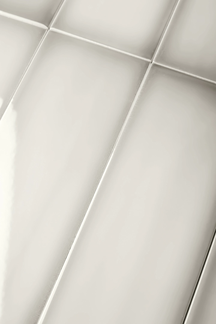 Gres Iris SLIDE efekt kolor - aranzacja w minimalistycznym wnetrzu