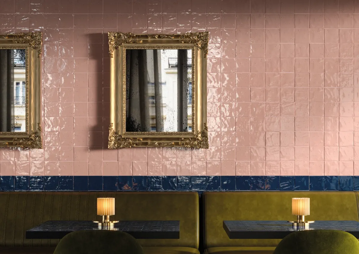Gres Iris BOTTEGA D'ARTE DEDICA efekt kolor - aranzacja w eleganckiej lazience