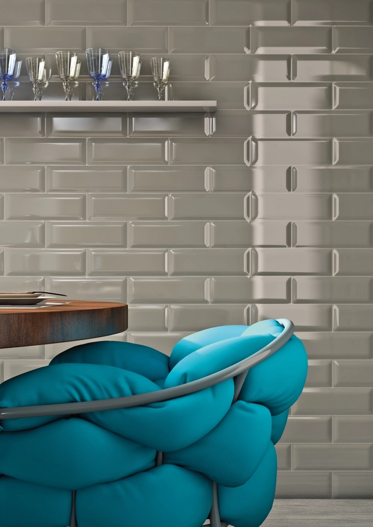 Gres Iris ADAMAS efekt kolor - aranzacja w eleganckiej lazience