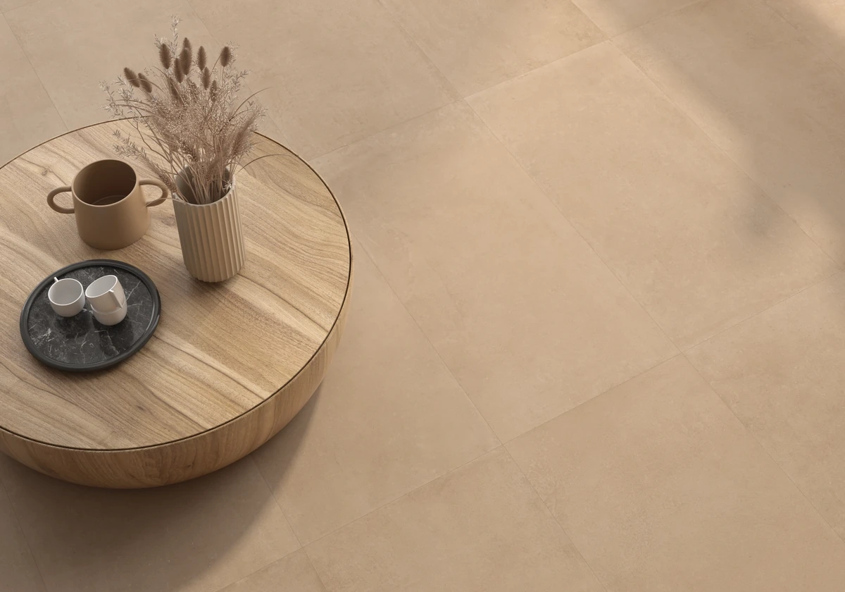 Gres Kerben TERRACOTA efekt kolor - aranzacja w elewacji domu