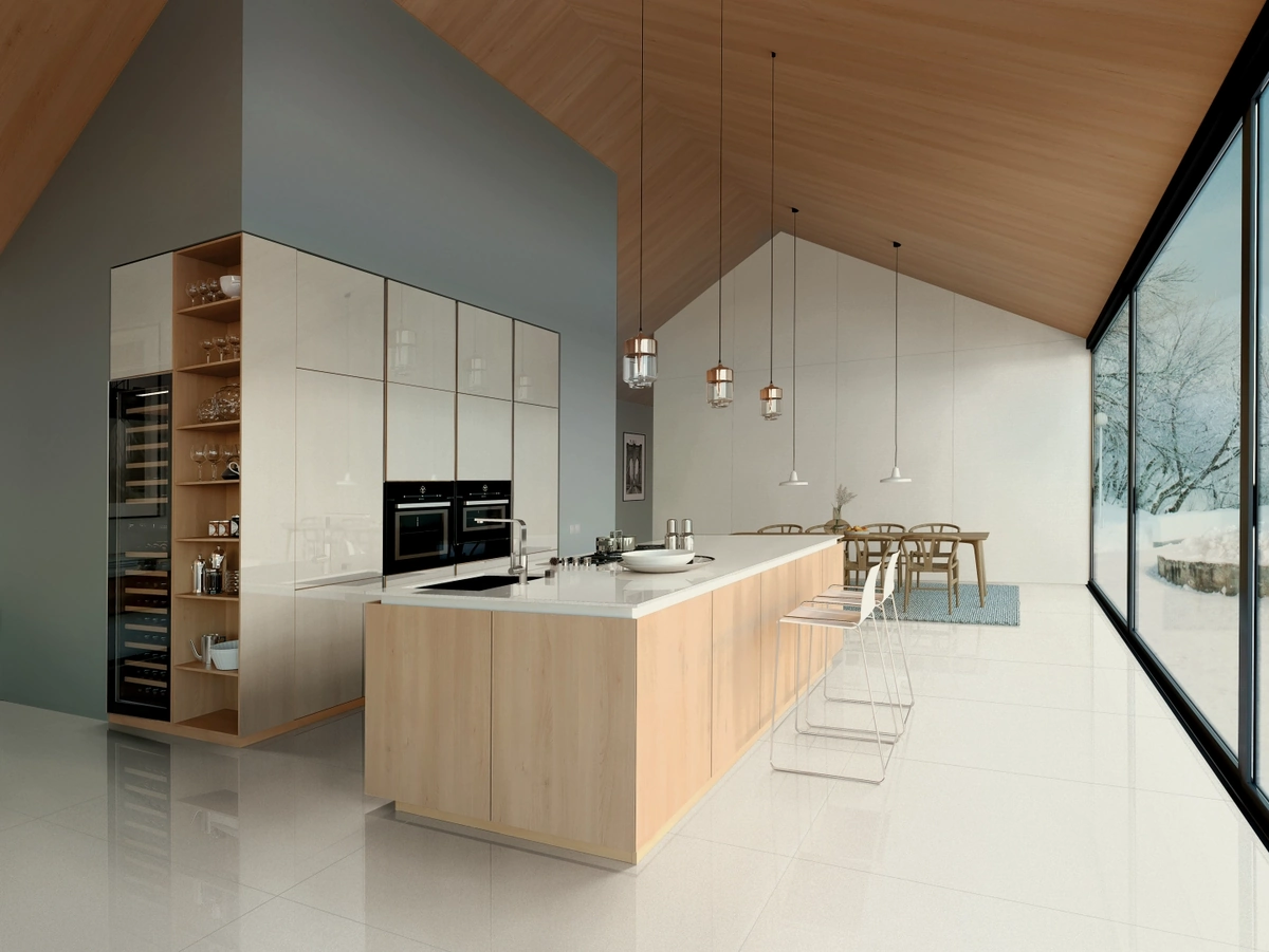 Gres La Fabbrica Ava AVASTONE efekt kamień, kolor, marmur, beton, metal, drewno - aranzacja w eleganckiej lazience