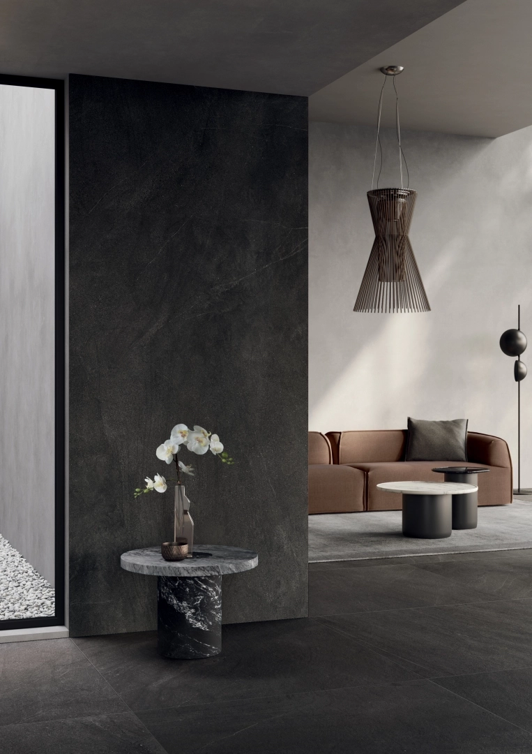 Gres Lea NEXTONE efekt kamień - aranzacja w eleganckiej lazience